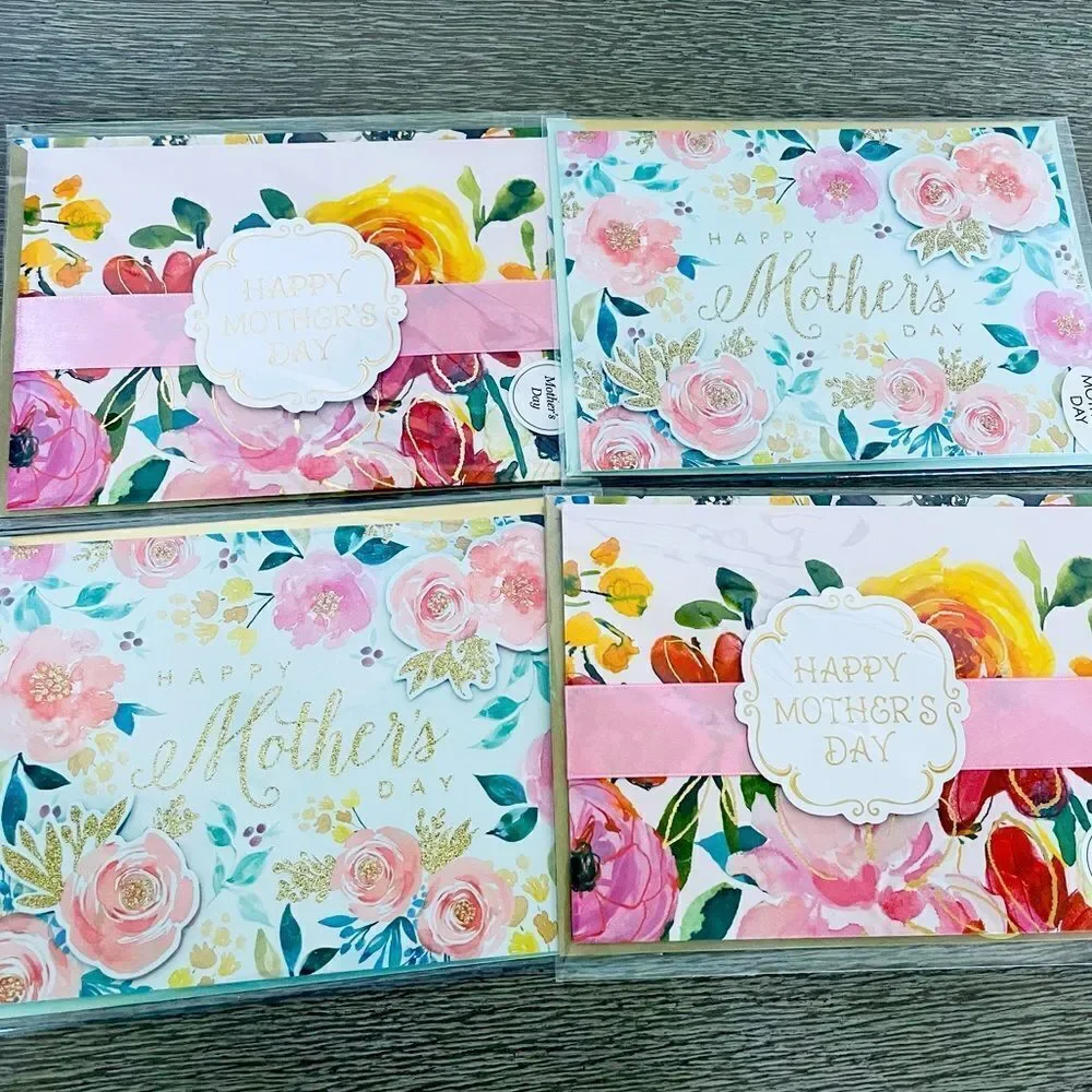 Happy Mother’s Day Lady Jayne Floral Greeting Cards Lot